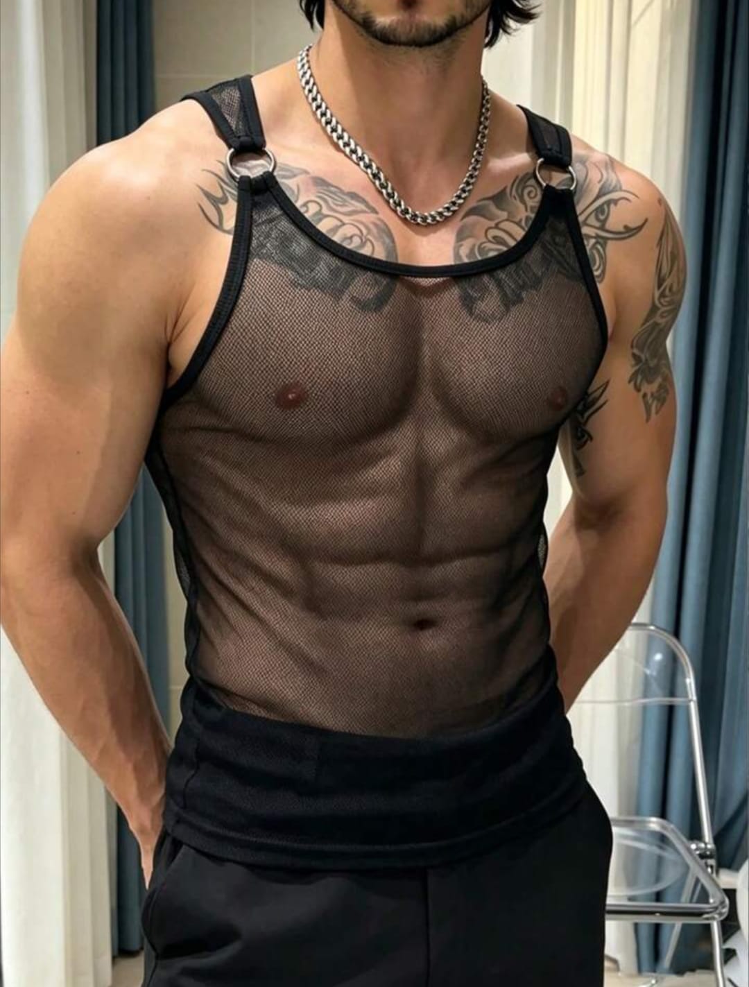 Phantom Ring Mesh Tank Top